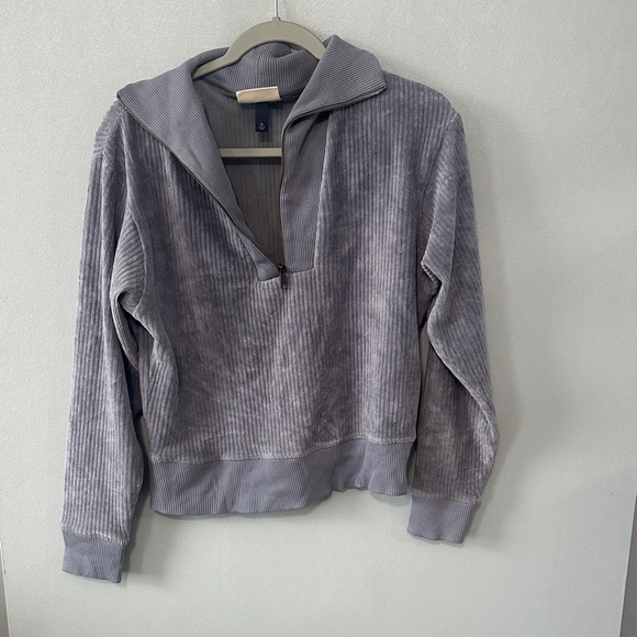 Universal Thread Half-Zip Ribbed Pullover - Picture 2 of 4